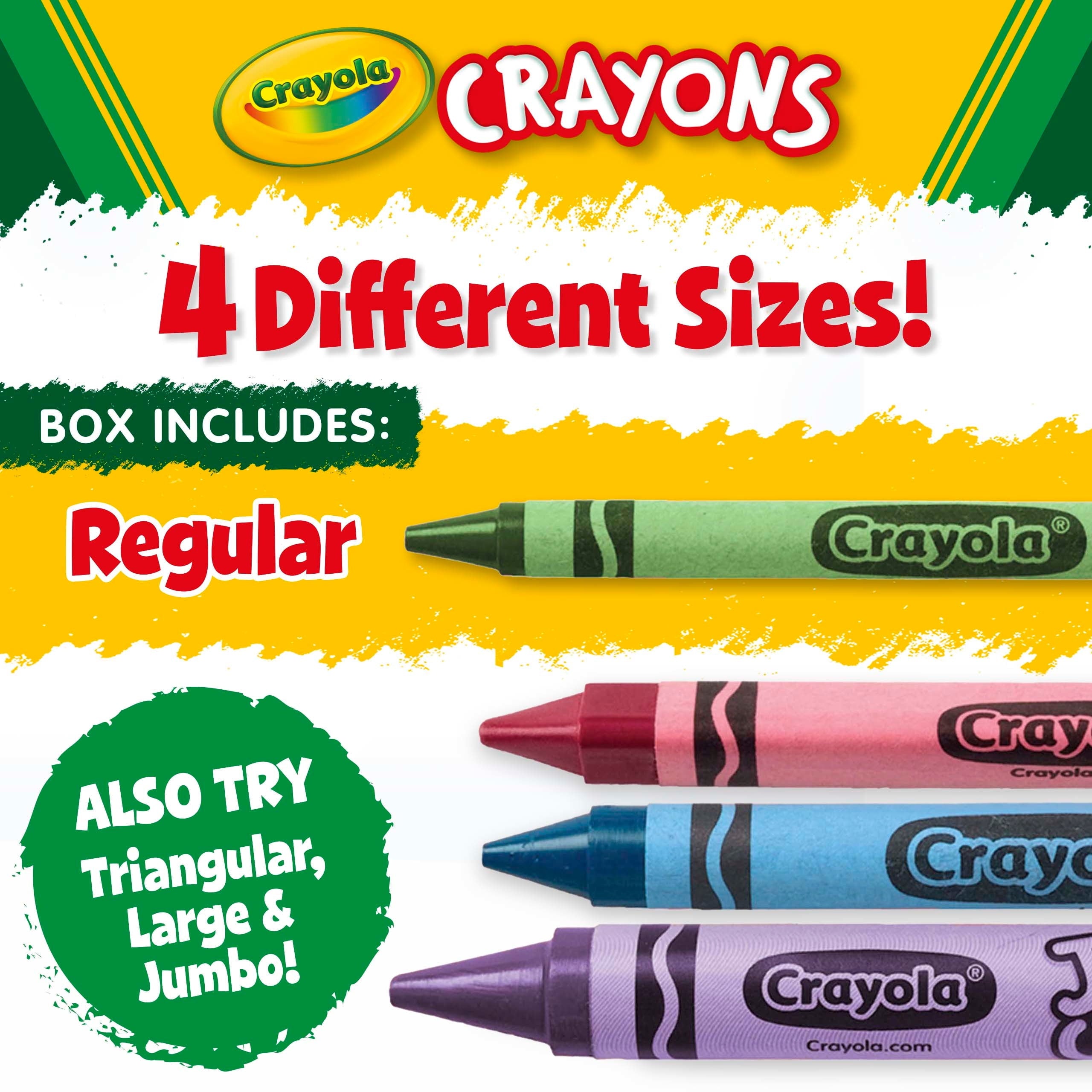 Crayola Classic Crayons, Back to School Supplies for Kids, 8 Ct, Art Supplies