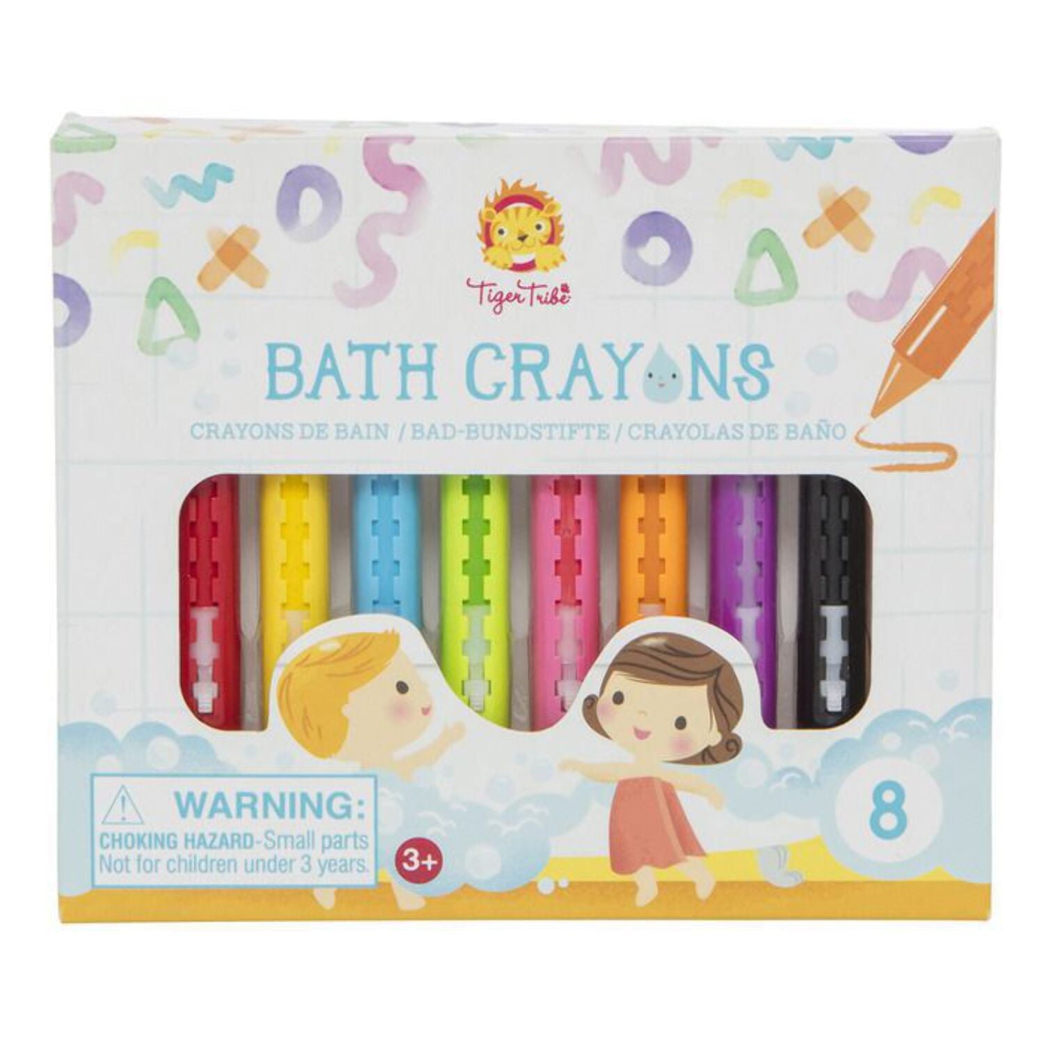 Bath Crayons 8 Pack (Tiger Tribe)