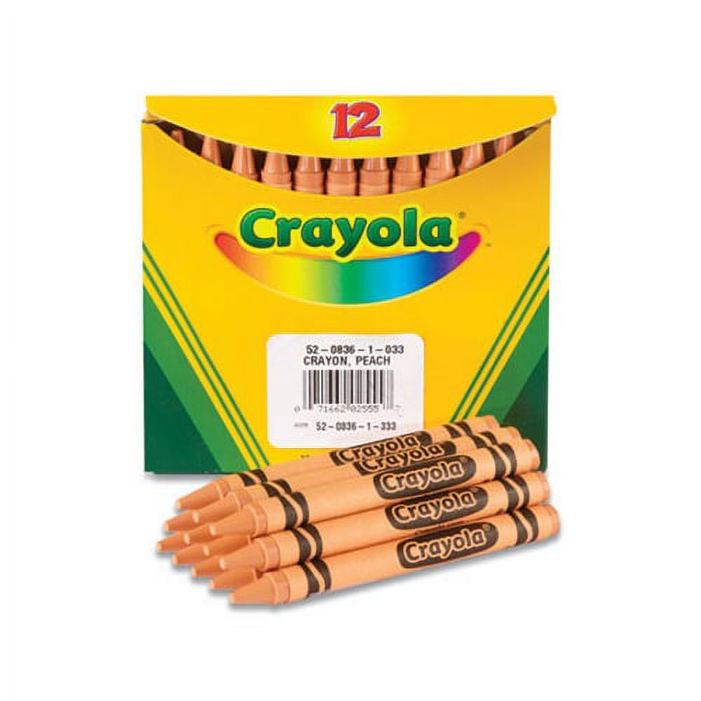 Bulk Crayons Peach, 12/Box