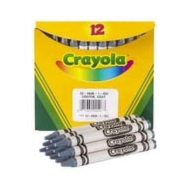 Bulkl Crayons, Gray, 12/box | Bundle of 5