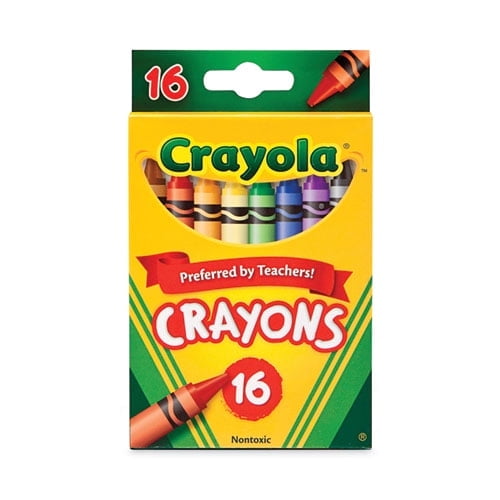 Classic Color Crayons, Peggable Retail Pack, 16 Colors/pack | Bundle of 2 Boxes
