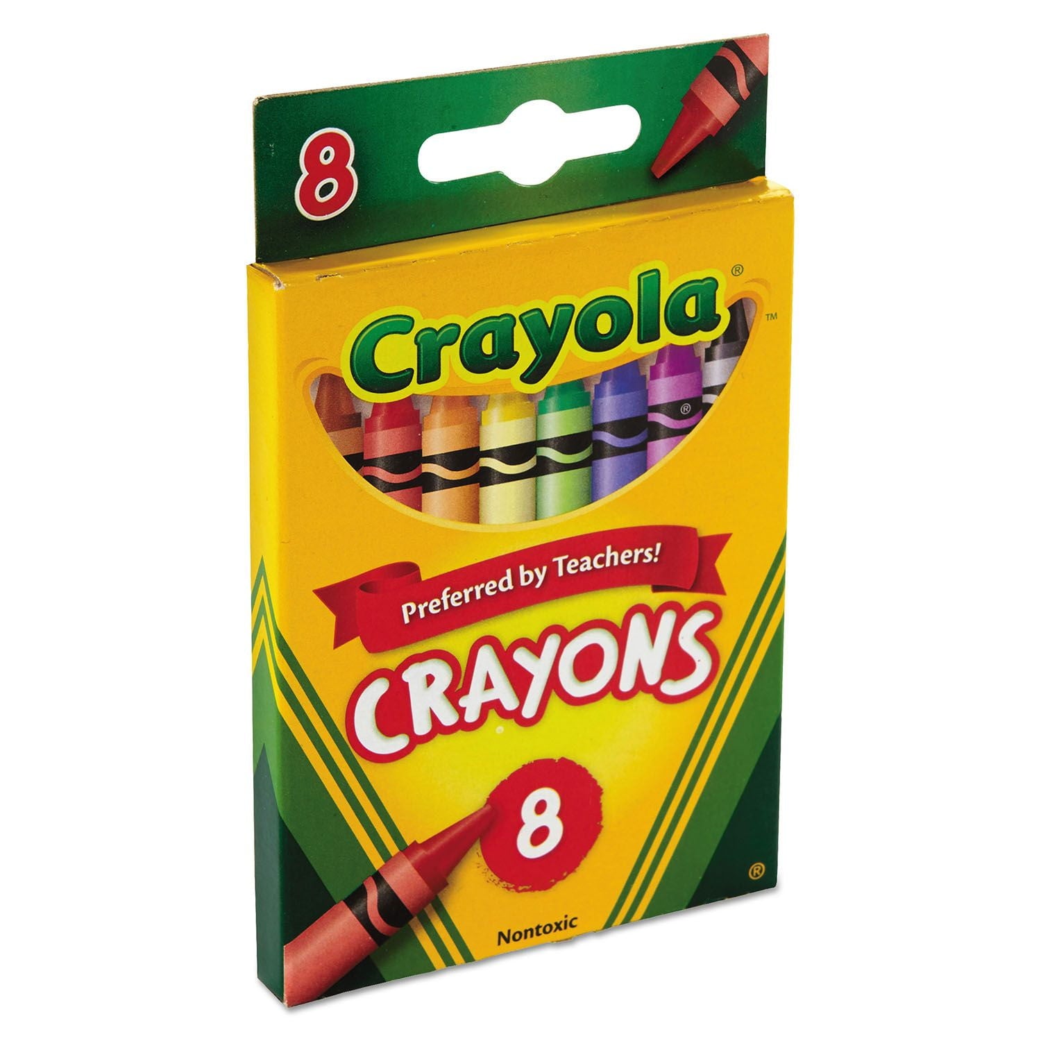 Crayola Classic Color Crayons, Per Box 8 Count, 2