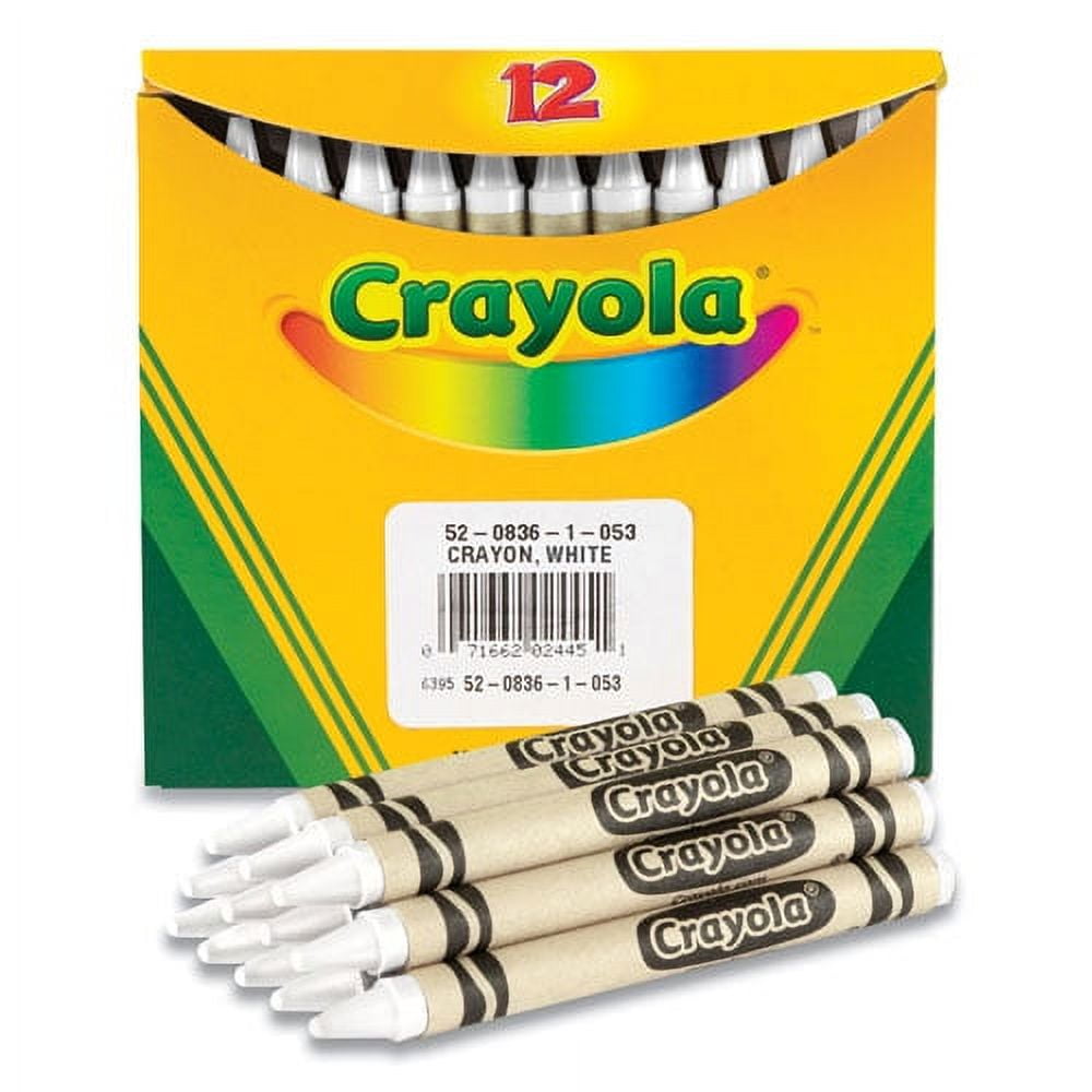 Bulk Crayons, White, 12/box | Bundle of 5