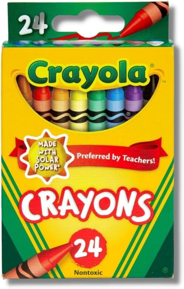 Classic Color Pack Crayons 24/Box [Set of 3]