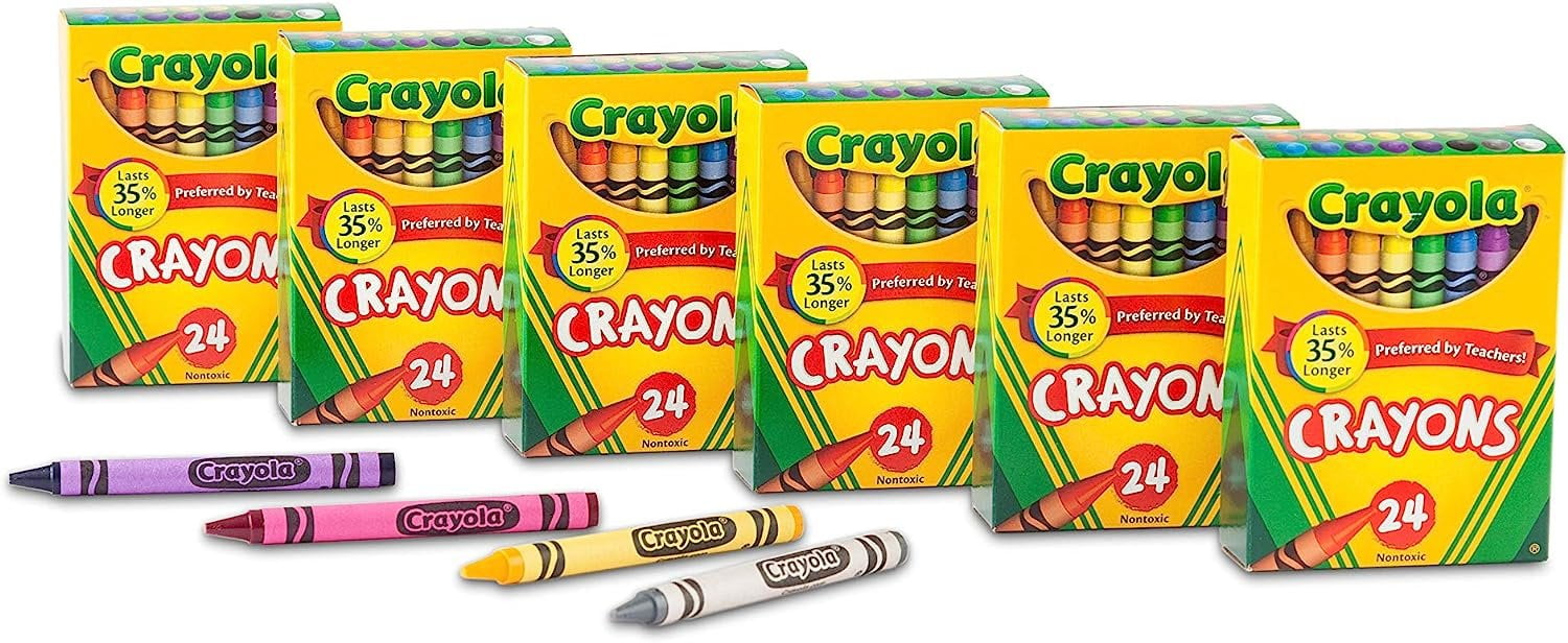 Crayola Classic Color Crayons 24ct. Pack of 6