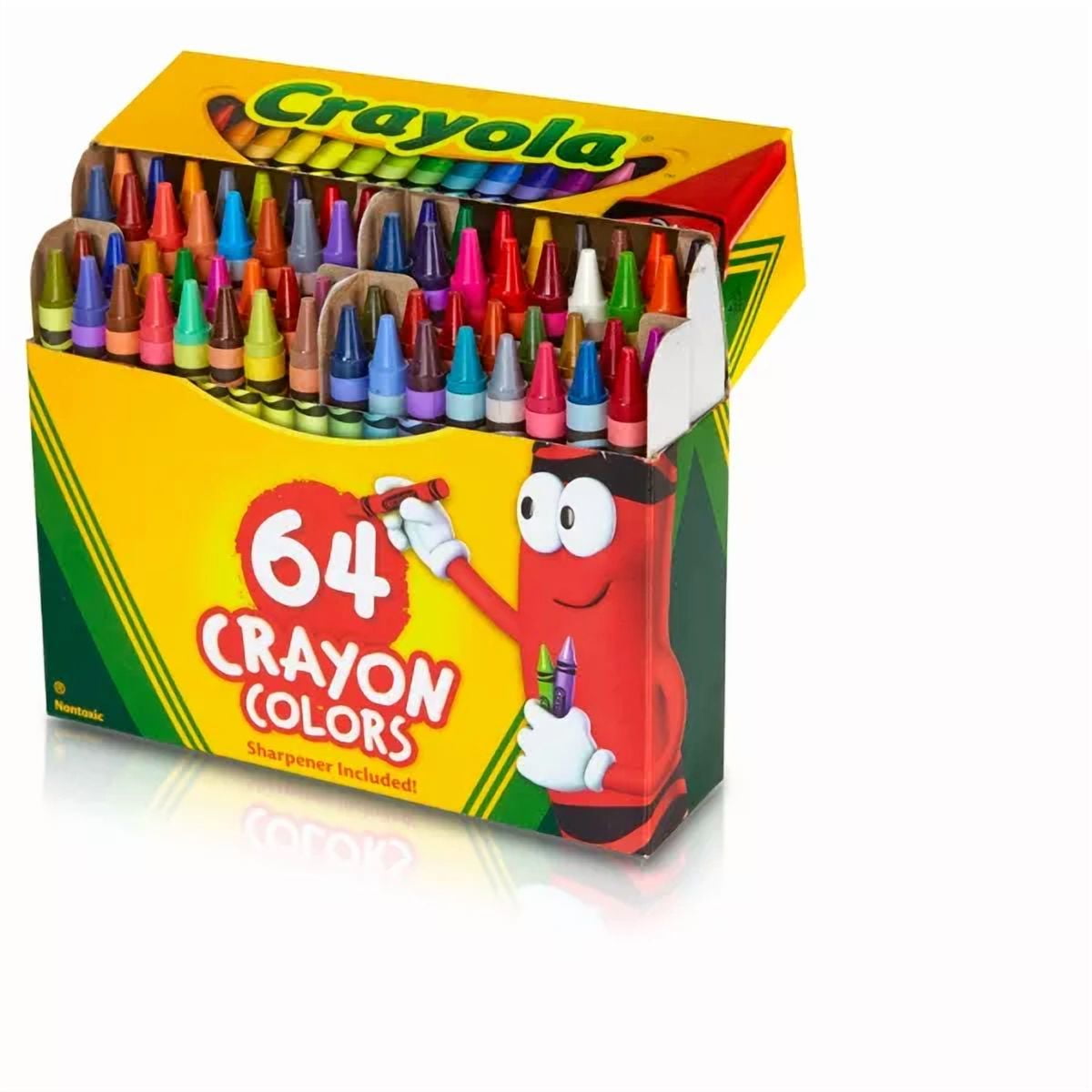 64ct Classic Crayons with Sharpener