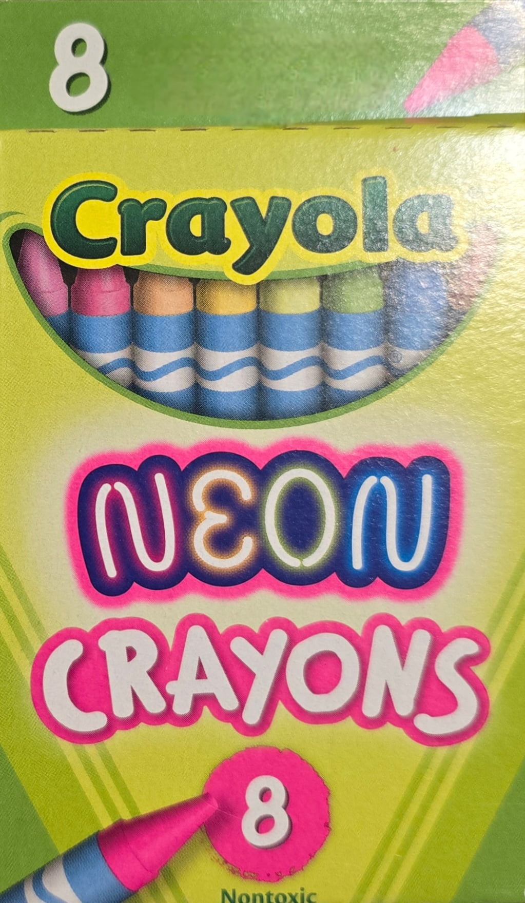 Bundle of Limited Edition Crayola Crayons - Neon & Pastel - 8 Pack Each - 16 Crayons Total