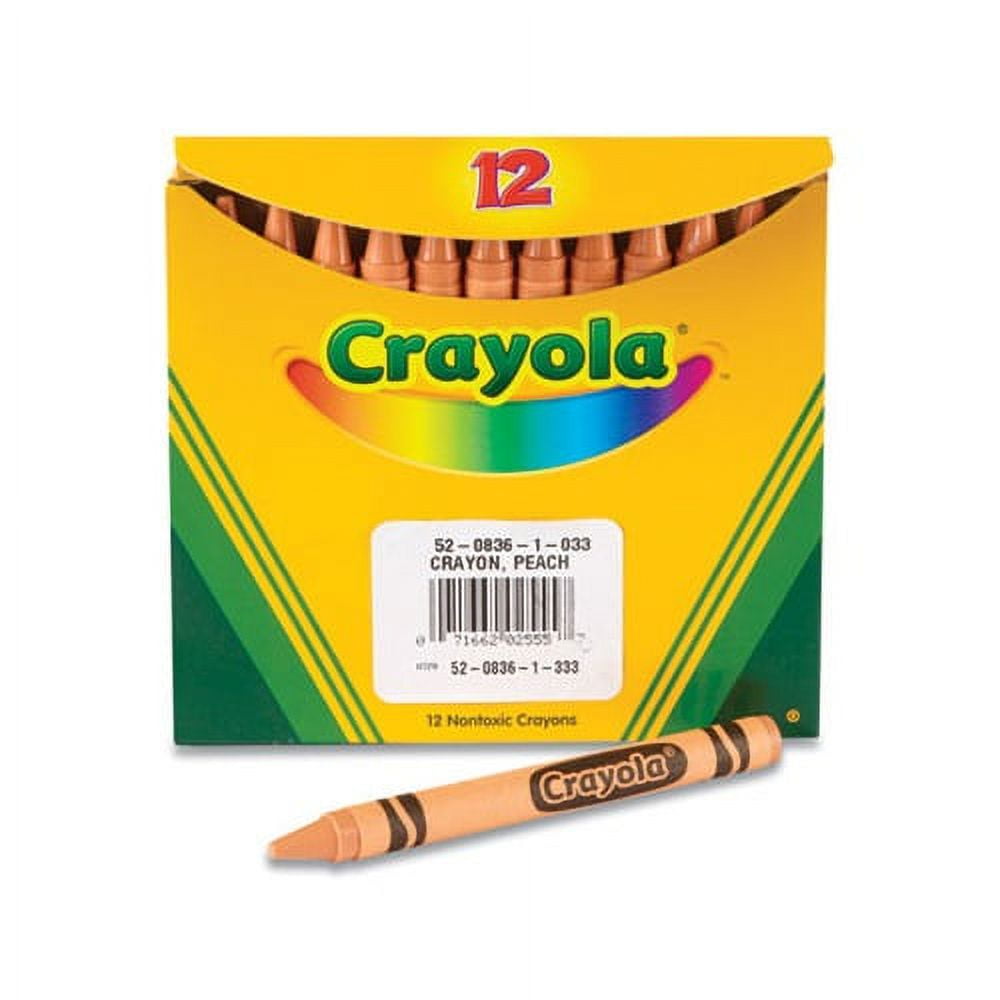 Bulk Crayons Peach, 12/Box