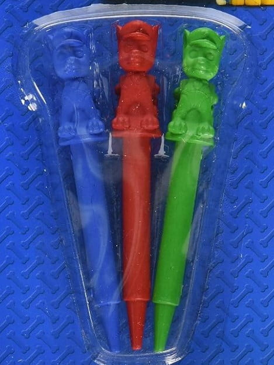 3 Pack Paw Patrol 3-ct Molded Shaped Coloring Crayons