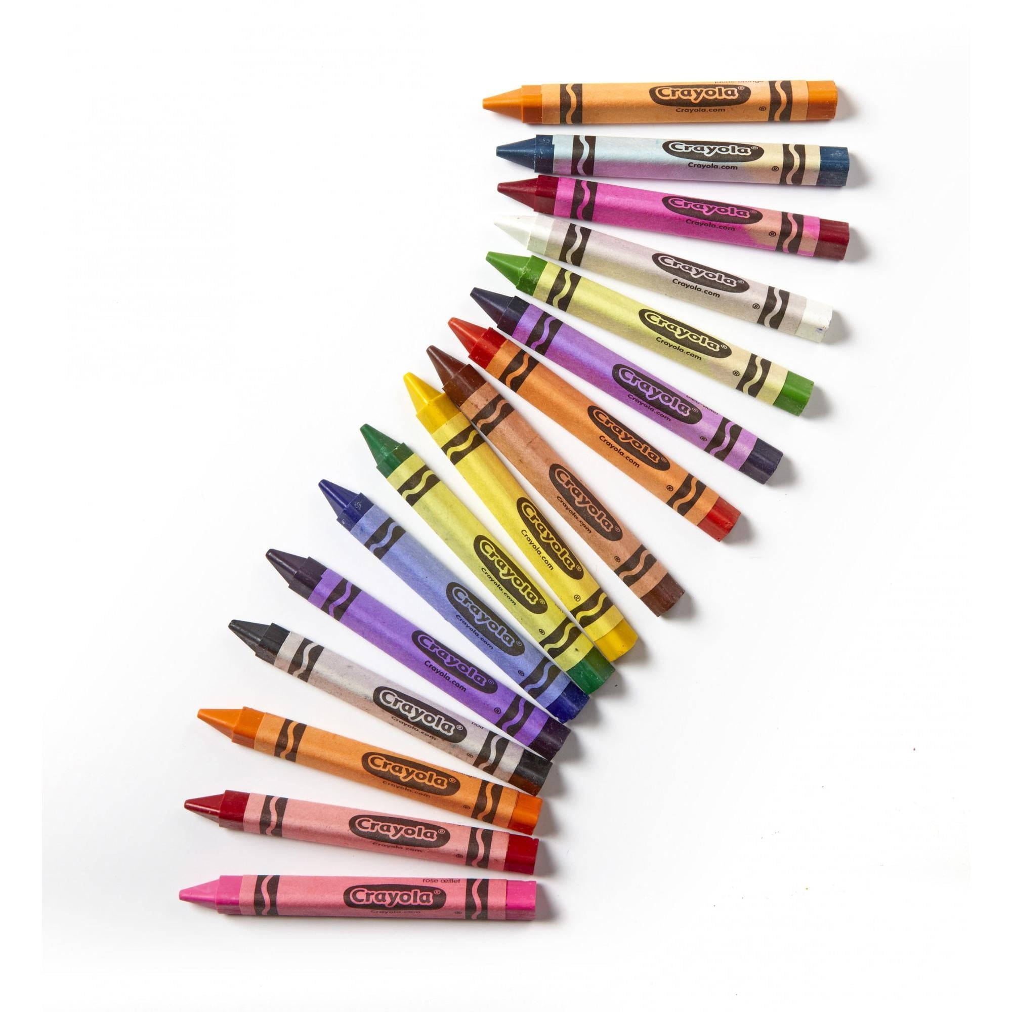 Crayola Bulk Pack Triangular Shaped Crayons, 16 Colors, 256-Count