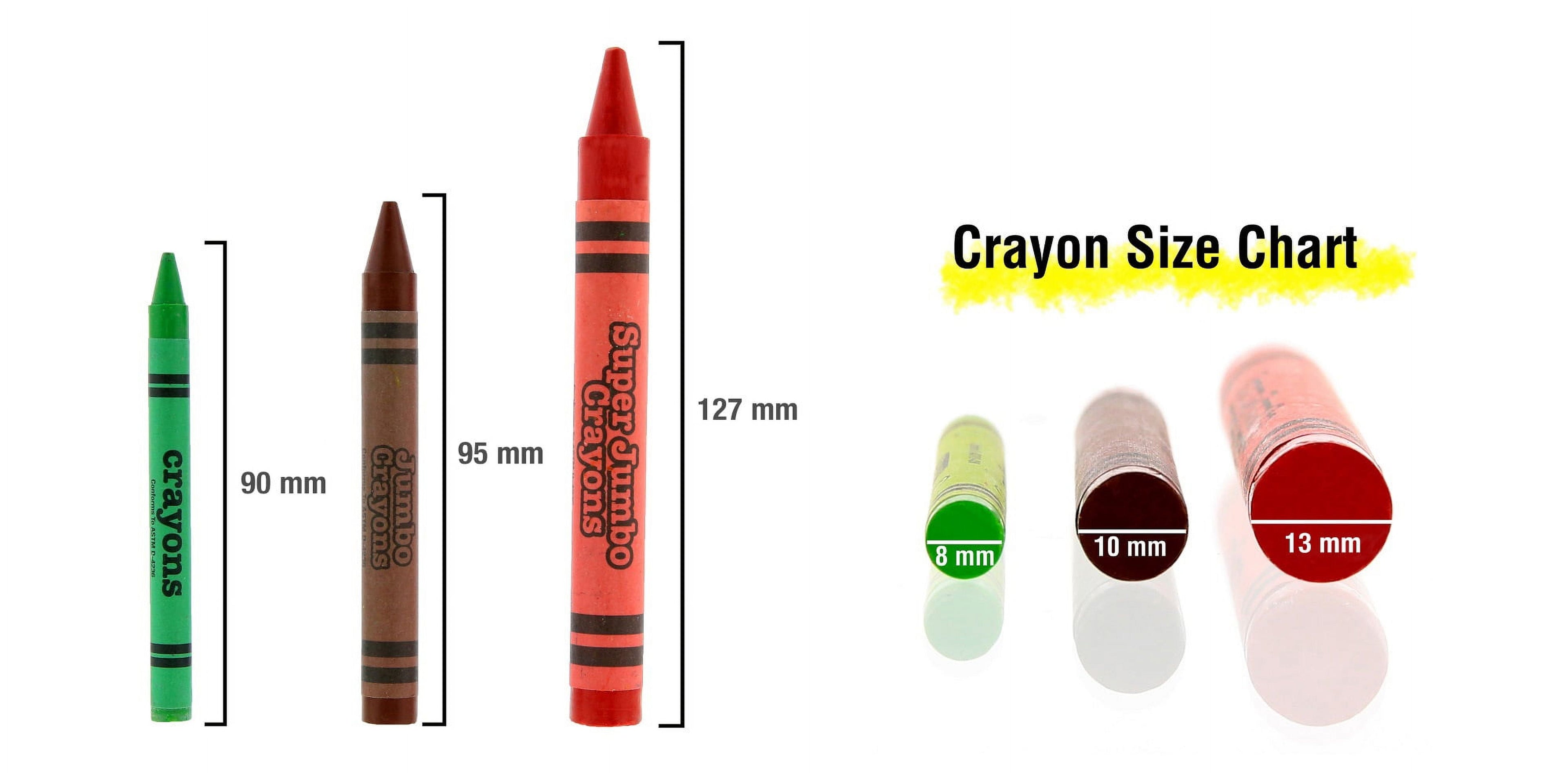 BAZIC 8 Color Premium Jumbo Crayons [2518]