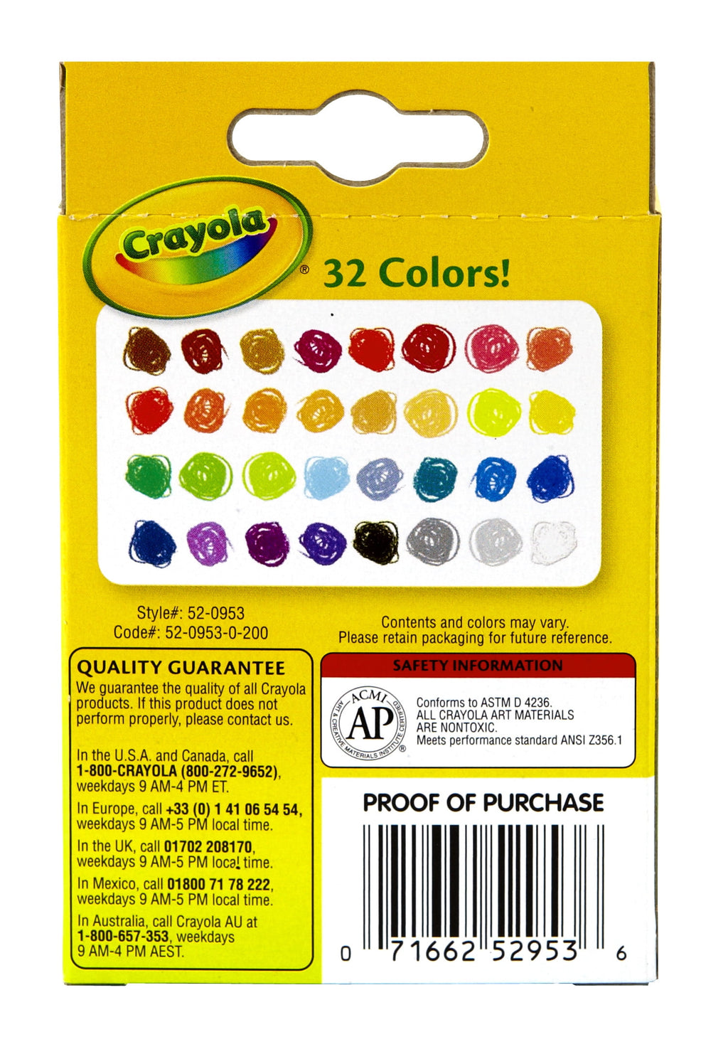 Crayola Classic Crayons, 32 Ct, Back to School Supplies, Teacher Supplies, Assorted Colors