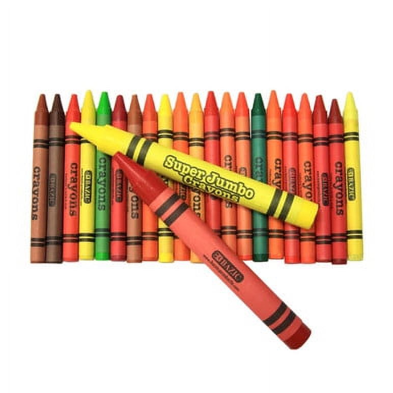 BAZIC 12 Color Premium Jumbo Crayons [2519]