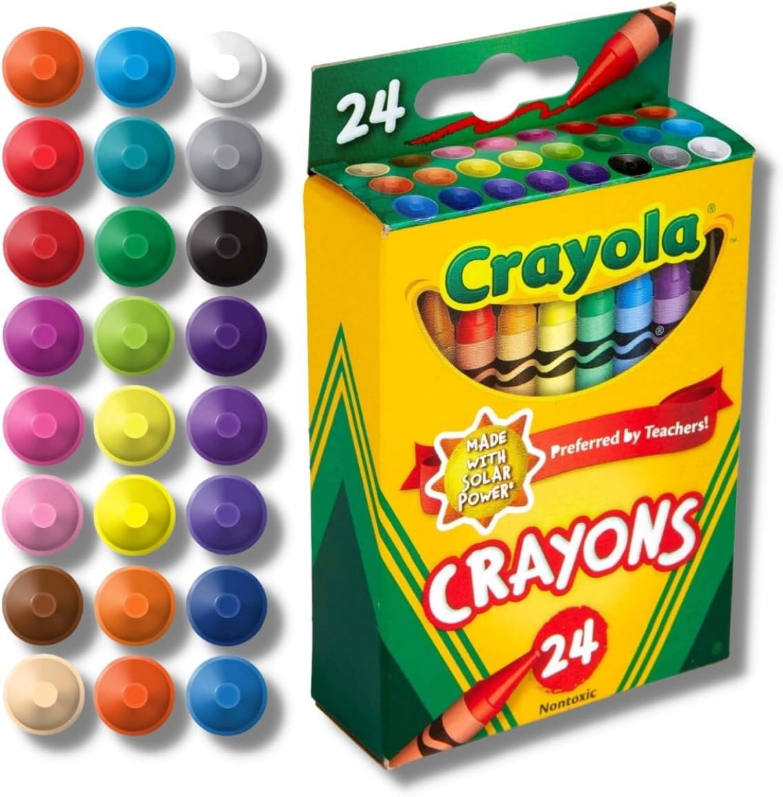 Classic Color Pack Crayons 24/Box [Set of 3]