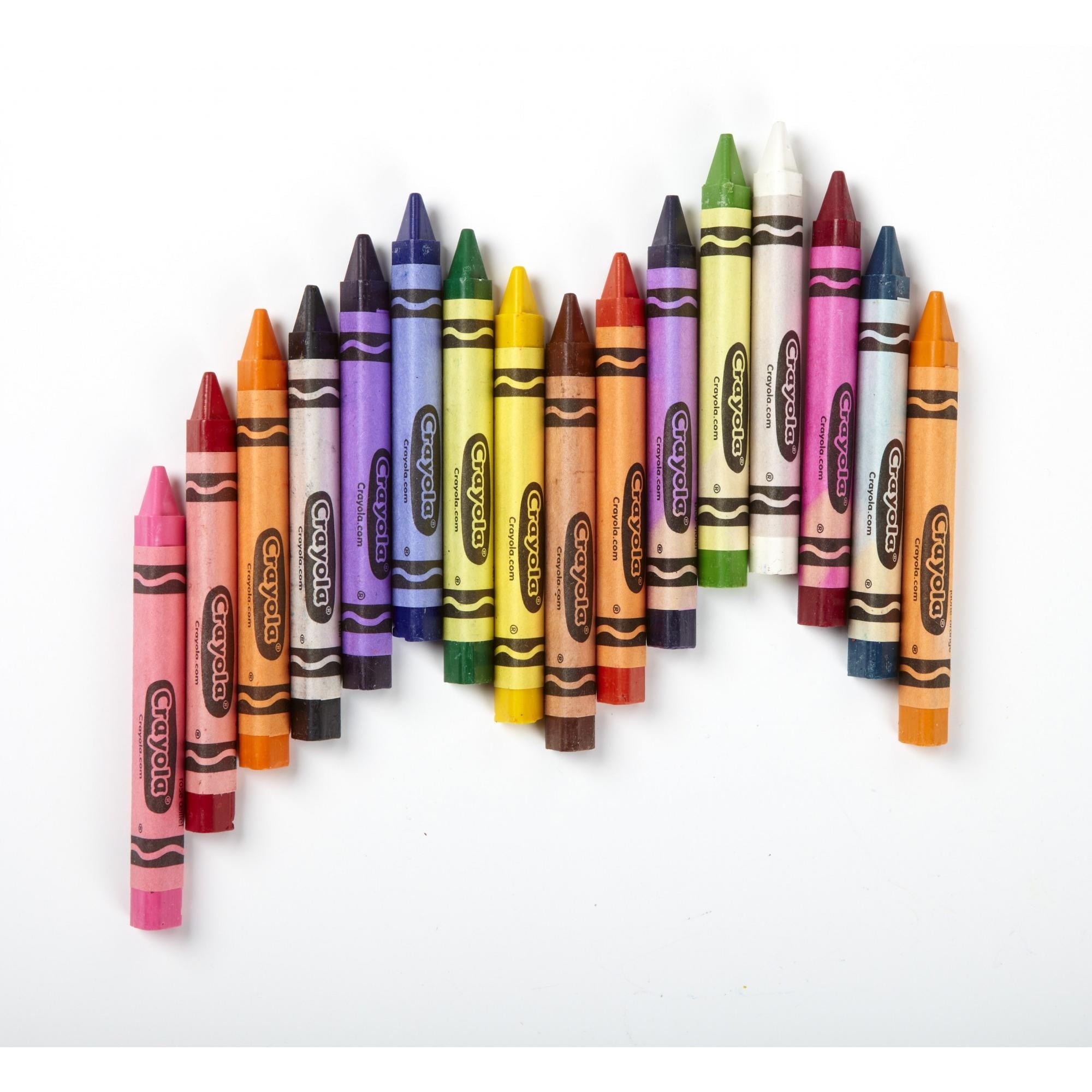 Crayola Bulk Pack Triangular Shaped Crayons, 16 Colors, 256-Count