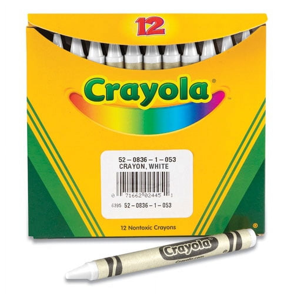 Bulk Crayons, White, 12/box | Bundle of 5