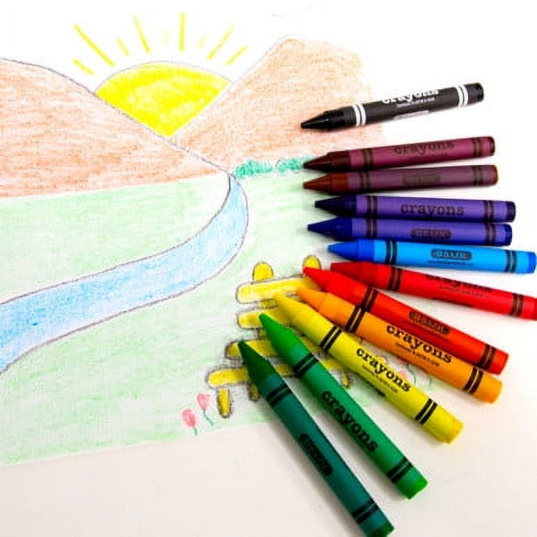 BAZIC 12 Color Premium Jumbo Crayons [2519]
